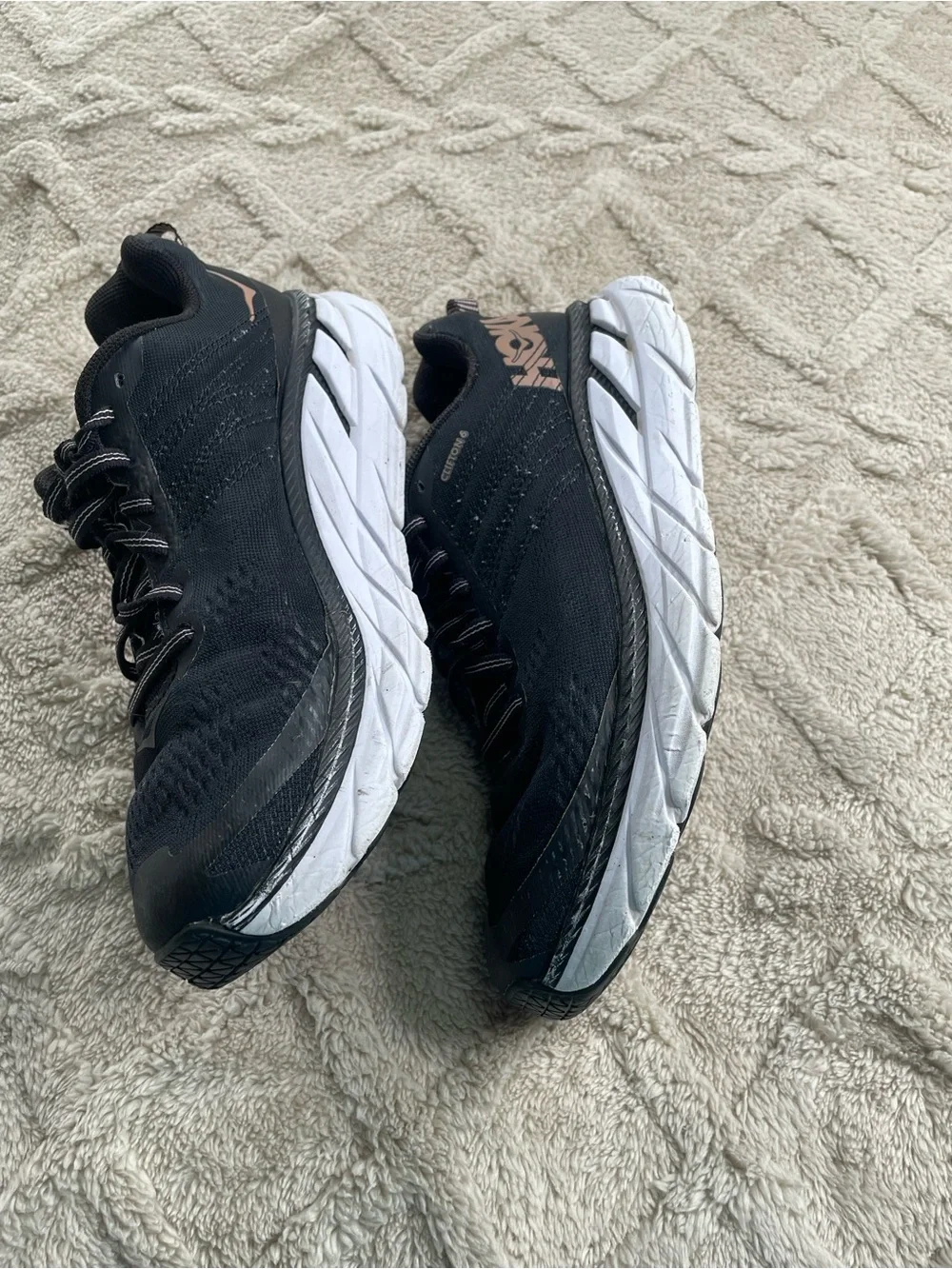 Hoka Black  Athletic Sneakers Size 7  Athletic Shoes